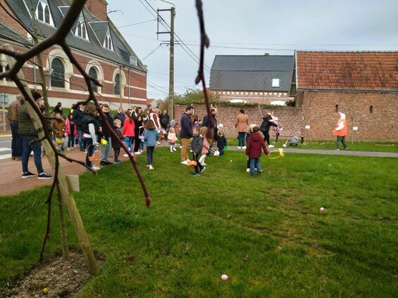 Chasse aux œufs de Pâques organisé par l'association Flesquières en fêtes le lundi 10 avril 2023
Crédit photo : Fabien Leloir