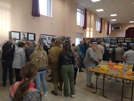 15 octobre 2022 - Inauguration photo stèle Cap. Bergman - Exposition JM Caudmont - Crédit Photo Fabien Leloir