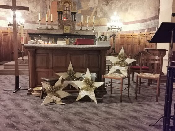 Messe de Noël - 24 décembre 2021 - Eglise St-Géry de Flesquières
(crédit photo : Mme Sophie Meresse)