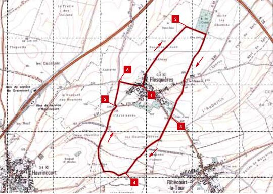 cartographie du circuit des Tanks