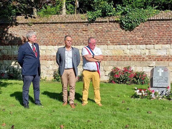 Cérémonie d'hommage au soldat américain Johannas Bergman - 2 septembre 2023 - Commune de Flesquières
Crédit photos : Mr José Da Cuhna