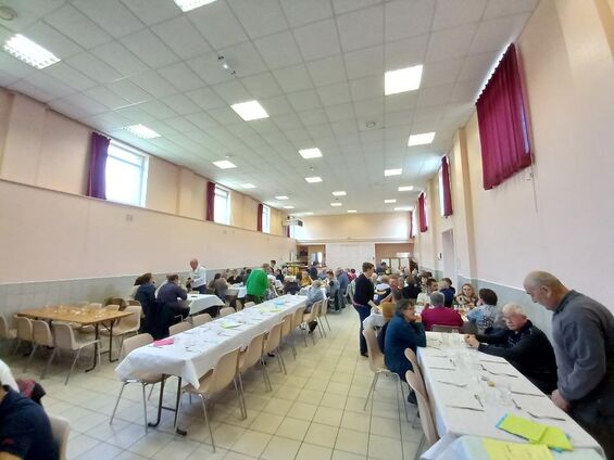 Flesquières - repas tripes du 27 mars 2022 - crédit photo Bernadette Lefebvre