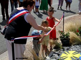Cérémonie d'inauguration du blason sur la place de Flesquières - 14 juillet 2022 - Crédit photo JM Caudmont