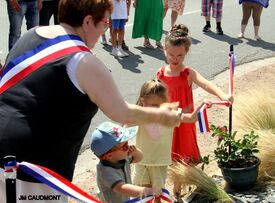 Cérémonie d'inauguration du blason sur la place de Flesquières - 14 juillet 2022 - Crédit photo JM Caudmont