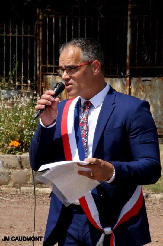 Cérémonie d'inauguration du blason sur la place de Flesquières - 14 juillet 2022 - Crédit photo JM Caudmont