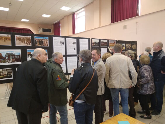 15 octobre 2022 - Inauguration photo stèle Cap. Bergman - Exposition JM Caudmont - Crédit Photo Fabien Leloir