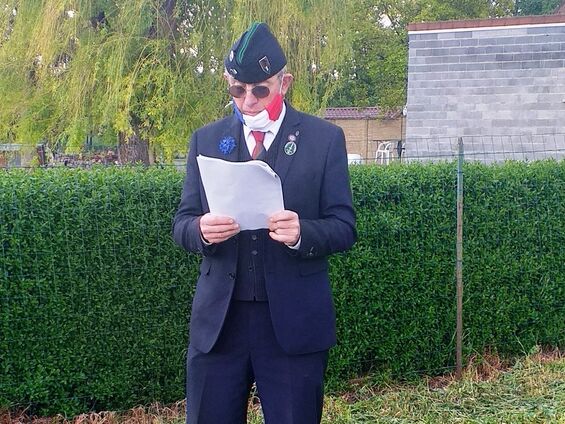 commémorations du 19 mai 1940 - flesquières - chemin du 19 mai 1940 - Mr Pierre Pavy commémorations du 19 mai 1940 - flesquières - chemin du 19 mai 1940 - - Mr Pierre Pavy