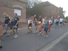 13 juillet 2022 - FLESQUIERES - Retraite aux Flambeaux - Crédit photo Fabien LELOIR
