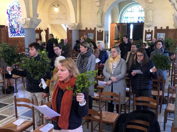 Célébration des rameaux du 2 avril 2023 - Eglise Saint-Géry de Flesquières
Crédit photo : Gilles de Valicourt