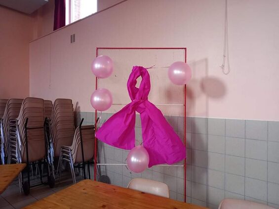 Octobre rose à Flesquières 2021 - la salle préparée avec beaucoup de goût par les bénévoles ! Octobre rose à Flesquières 2021 - la salle préparée avec beaucoup de goût par les bénévoles !