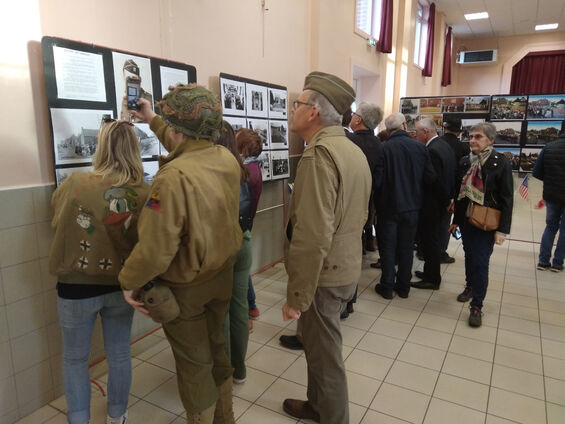 15 octobre 2022 - Inauguration photo stèle Cap. Bergman - Exposition JM Caudmont - Crédit Photo Fabien Leloir