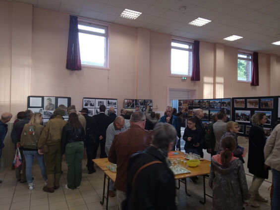 15 octobre 2022 - Inauguration photo stèle Cap. Bergman - Exposition JM Caudmont - Crédit Photo Fabien Leloir