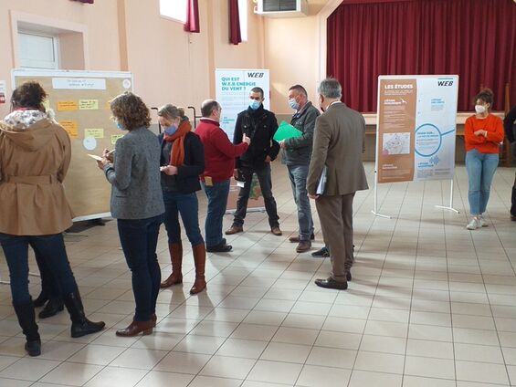 13 mars 2021 - forum d'informations sur le second projet éolien de flesquières 