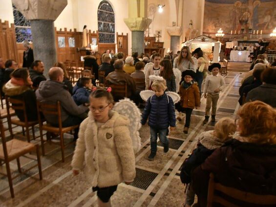 Veillée de Noël à Flesquières - samedi 24 décembre 2022 - Crédit Photo : Mr Gilles de Valicourt