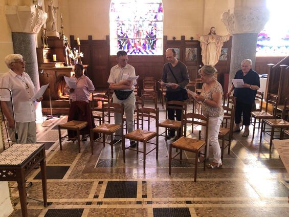 Assemblée de Prière Dominicale - Partage de la Parole le samedi 10 juin à Flesquières en l'église St Géry - Crédit photo Gilles De Valicourt