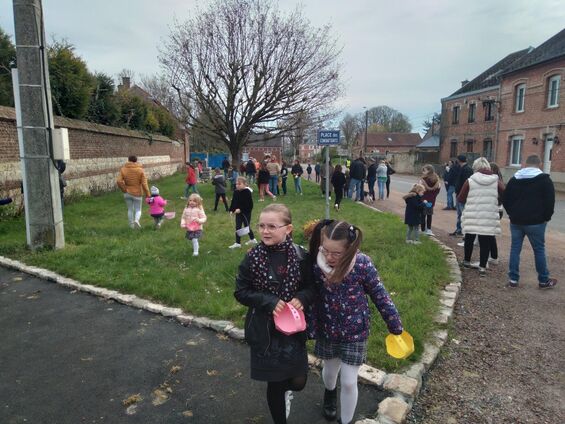 Chasse aux œufs de Pâques organisé par l'association Flesquières en fêtes le lundi 10 avril 2023
Crédit photo : Fabien Leloir
