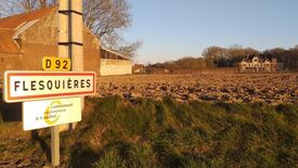 Entrée de flesquières depuis Havrincourt