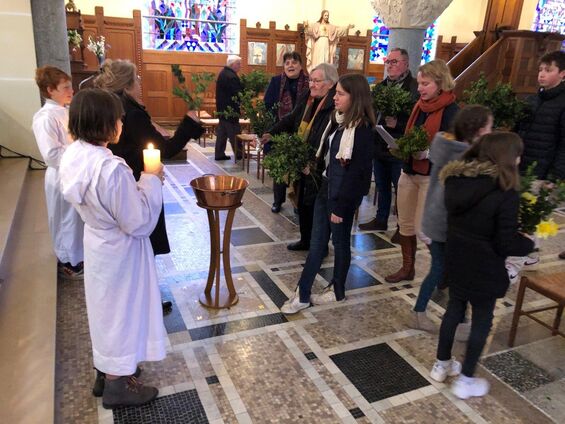 Célébration des rameaux du 2 avril 2023 - Eglise Saint-Géry de Flesquières
Crédit photo : Gilles de Valicourt