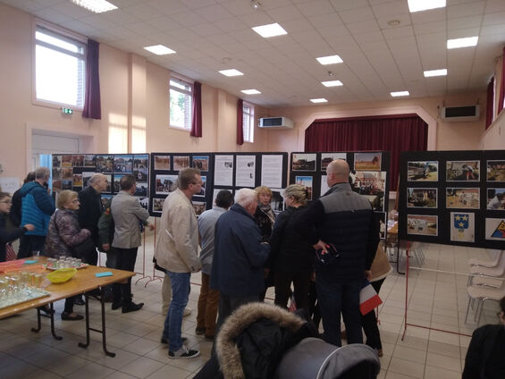 15 octobre 2022 - Inauguration photo stèle Cap. Bergman - Exposition JM Caudmont - Crédit Photo Fabien Leloir