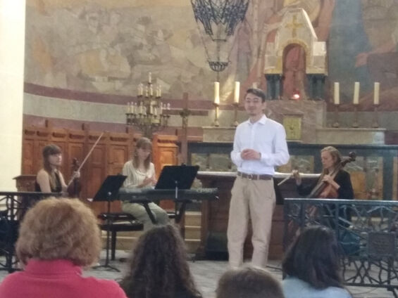 Samedi 21 mai 2022 - "Le conservatoire en ballade" à l'église de Flesquières
Musique de Chambre (professeur : Pierre Descamps)
Crédit photo Fabien Leloir