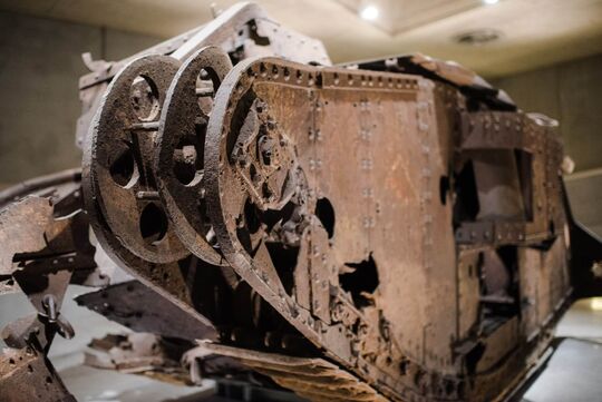 Tank MARK IV Déborah - Centre d'interprétation du Cambrai Tank (CT17) à Flesquières