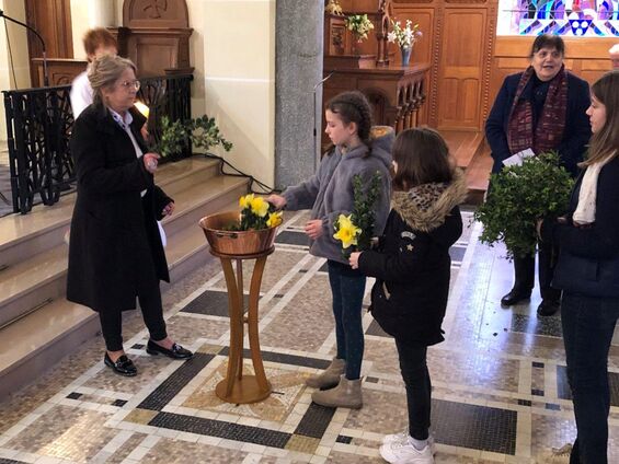 Célébration des rameaux du 2 avril 2023 - Eglise Saint-Géry de Flesquières
Crédit photo : Gilles de Valicourt