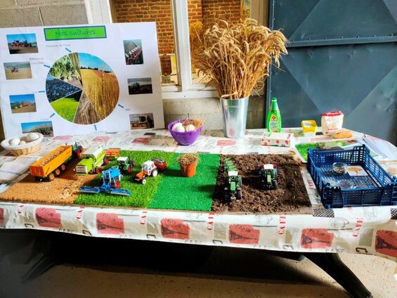 24 mai 2022 - journée à la ferme pédagogique de flesquières pour les enfants de l'école maternelle - crédit photo : Billy Journet