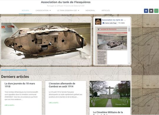 Site de l'Association du Tank de Flesquières - http://tank-cambrai.com/fr/